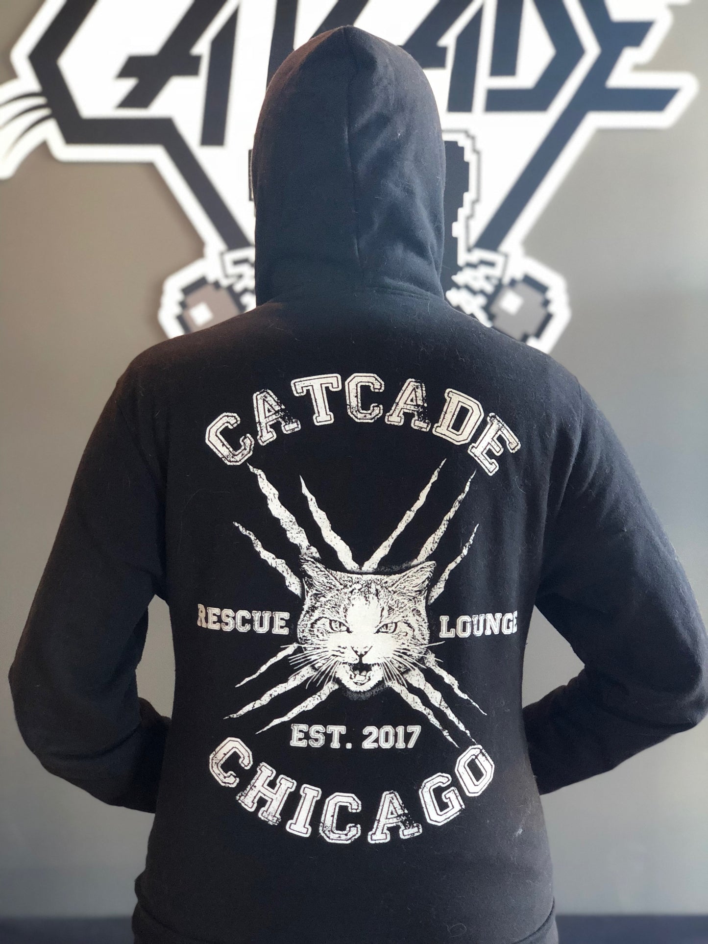 The Catcade OG Hardcore Zip Up Hoodie