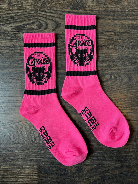 The Catcade Pink Socks