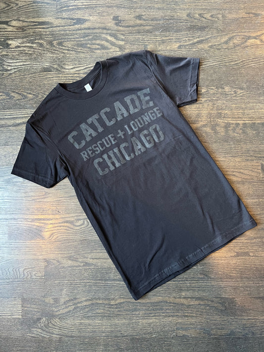 The Catcade Black On Black Shirt