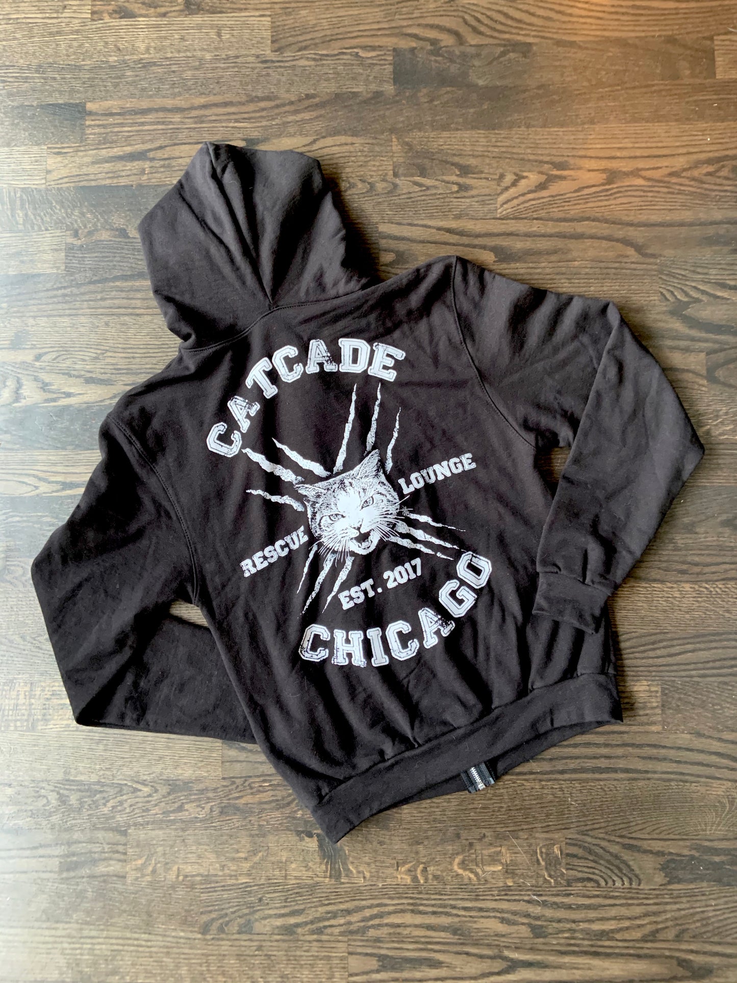 The Catcade OG Hardcore Zip Up Hoodie