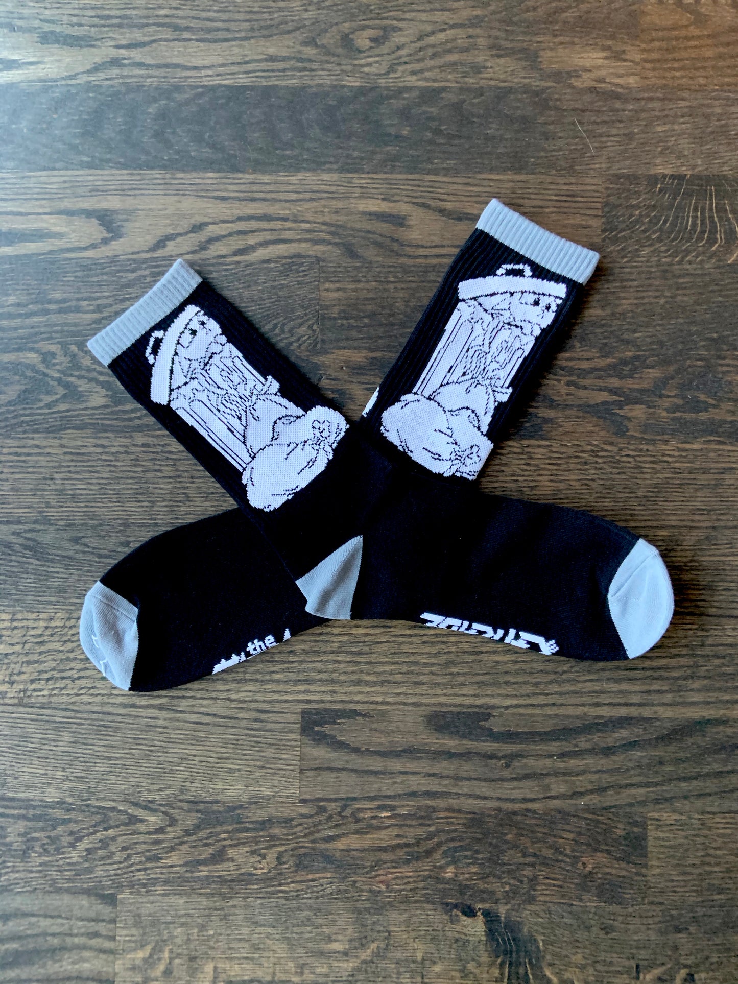 The Catcade Trash Cat Socks